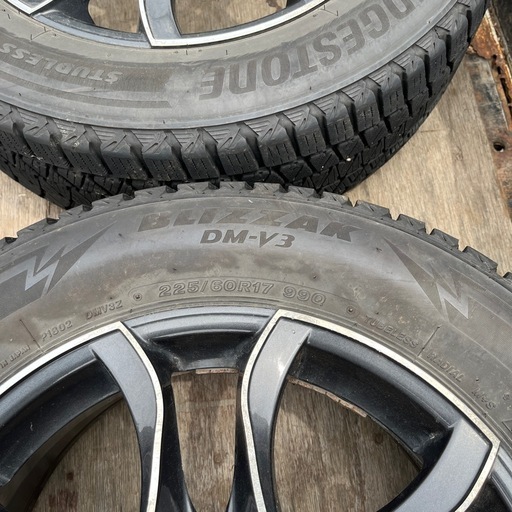 2023年製ハイダSCEPHPHD668225/60R17バリ溝