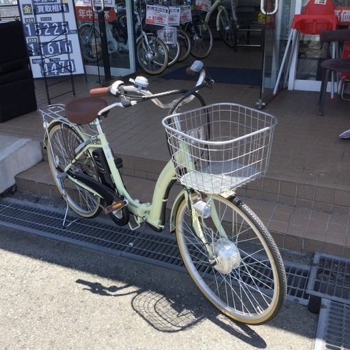 Panasonic】電動自転車/26型/3変速/LED/付属品完備※動作確認済