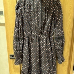 MOUSSY ネイビー ピンク花柄ワンピース（サイズ2）の画像
