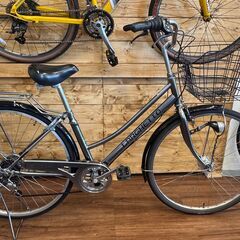 中古整備品　27インチオートライト、6段変速付き自転車