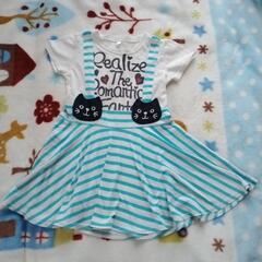 エルサワンピース　猫ワンピースの画像