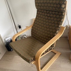 イケア POANG チェア + カスタムなカバーの画像