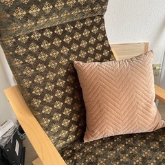 イケア POANG チェア + カスタムなカバーの画像