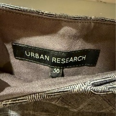 URBAN RESEARCH チェック柄フレアスカート 38の画像