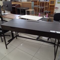 ★ジモティ割あり★ IKEA デスク ブラック H76×D58×...