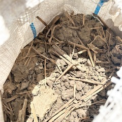 ◇京都  旧家 土壁 再利用　リサイクル 土 藁 畑 材料 壁 土 差し上げます◇の画像