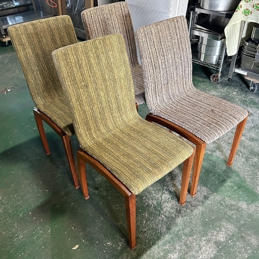 ダイニングチェア　4個　セット　椅子