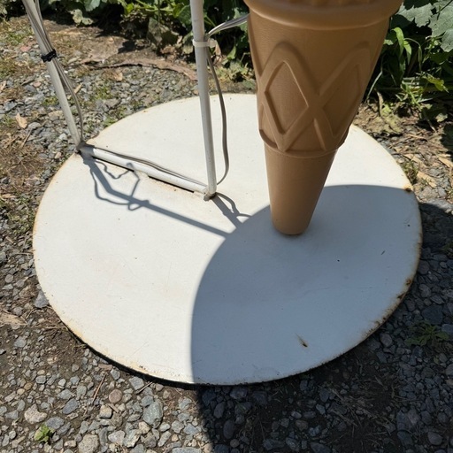 ソフトクリーム　電光掲示板　看板