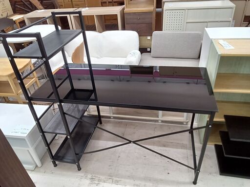 ☆ジモティ割あり☆ OKAMURA キャビネット ブラック クリーニング済 YJ4312