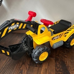 RiZKiZ ショベルカー　イエロー　乗用　こども　おもちゃ