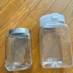 蓋付き保存容器　ガラス　プラスチック　便　
