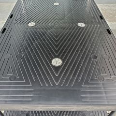 静かな 樹脂台車 3段 積載荷重150kg 静音 黒 ブラック◆幅45.5cm 奥行70cm 高さ86cm◆近隣配送無料 買取帝国 朝霞店の画像