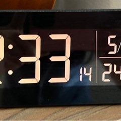 SEIKO デジタル時計 温度湿度計