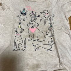 女の子Tシャツ4枚100サイズの画像