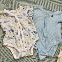 ベビーシャツ　ロンパース　半袖　ランニング　綿100%の画像