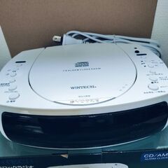 美品！【便利】【目覚まし機能付き】CDラジオプレーヤー