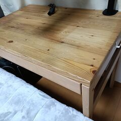 【無料】無印良品　パイン材デスク