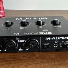 M-AUDIO M-TRACK DUO オーディオインターフェース audio interface (箱込み）の画像