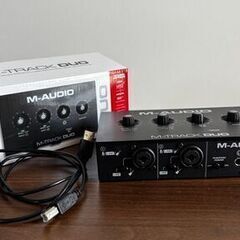 M-AUDIO M-TRACK DUO オーディオインターフェース audio interface (箱込み）の画像