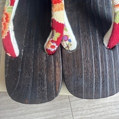 箱付き　浴衣　下駄の画像