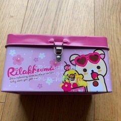 リラックマ貯金箱　ピンクの画像
