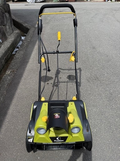 ☆美品☆Kmaster ☆除雪機☆100V☆100キロ未満陸送費込