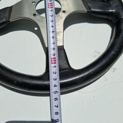 MOMO　RACE  D35 高級🇮🇹イタリア製品　ステアリングホイール 黒の画像