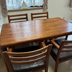 ダイニングセット　日進木工の画像