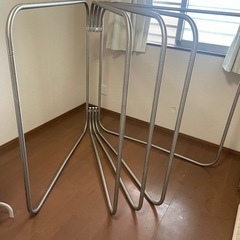 ニトリ　室内用布団干し オールステンレスの画像