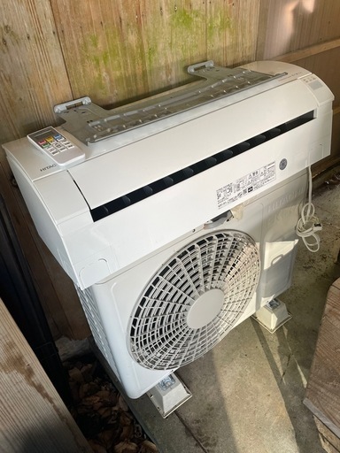 D 日立 ルームエアコン RAS-G22N(W) 6畳用 2023年製 100v D 日立