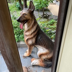 犬　置物　中古品