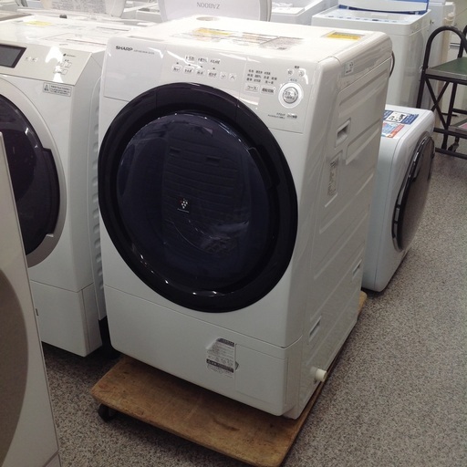 シャープ ドラム式 洗濯乾燥機 ES-S7F-WL ジャンク（SHARP