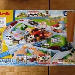 トミカ プラレール くるぞわたるぞ！カンカン踏切セット TOMICA ミニカー ジオラマ 電車  札幌 北20条の画像