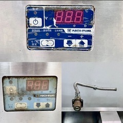 直接引き取り5%OFF　ニチワ 卓上自動餃子焼機 2011年製 幅650×奥行き600×高さ240(ﾊﾞｯｸｶﾞｰﾄﾞ360)mm 三相200V 餃子 電気餃子焼き機 飲食店 店舗用品 厨房機器 411122の画像