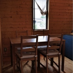 【IKEA】 JOKKMOKK テーブル&イス5点セット　※直接...