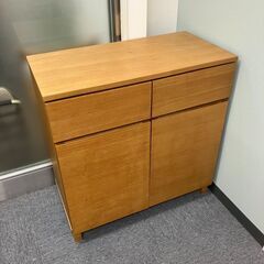 無印良品　棚　シェルフ　収納棚　開き戸