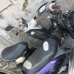 不動車原付2台