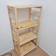 無印良品　パイン材ユニットシェルフの画像