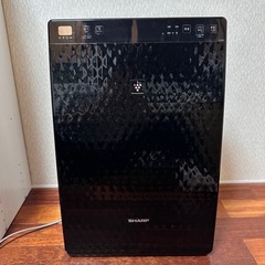 SHARP 加湿空気清浄機　黒