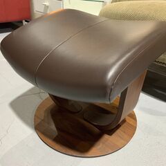 B27★karimoku カリモク★Chitano チターノ リクライナーオットマン付き 本革 パーソナルチェア 新品定価約35万の画像