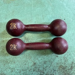 鉄アレイ ダンベル 2kg 2個セット