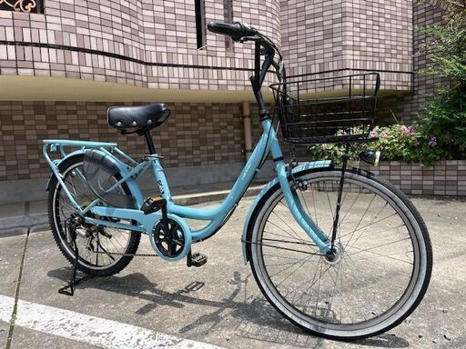 【ガレージ保管品】シティサイクル ネイビーブルー 24インチ メンテナンス済み】サイクルベースあさひ CARG（カーグ）24