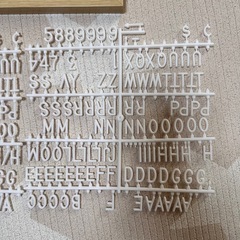 文字　パネルの画像