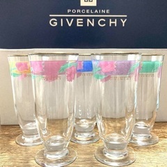 GIVENCHY：グラスセット(5個) ガラス食器