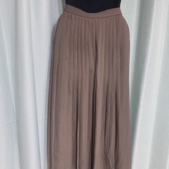 1376.UNIQLO シフォンプリーツロングスカートSサイズ☆の画像