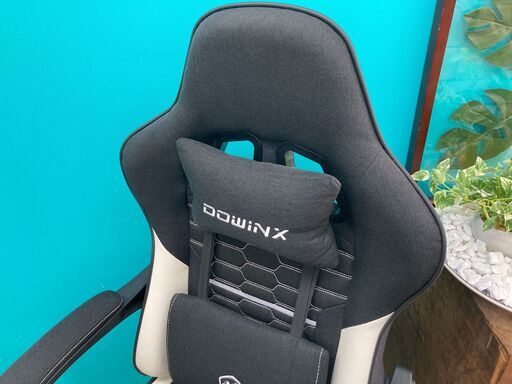【お売りします】 Dowinx　ゲーミングチェア　オットマン内蔵　ブラック系