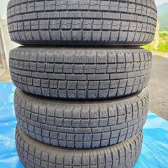 スタッドレスタイヤ・鉄ホイールセット4本、145/80R13インチ