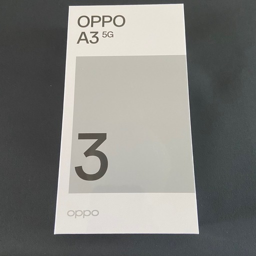 OPPO A3 5G ブラック　SIMフリー　新品未開封！！