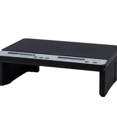 【お渡し決定しました】2口 IHクッキングヒーター 　1400W 100V 脚付き ブラック の画像