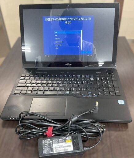 富士通 Fujitsu ノートPC FMVA77WBKS AH77 Corei7 ブラック 通電確認済